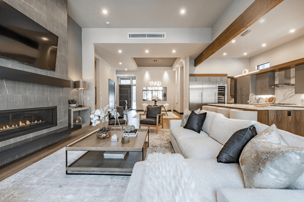 A modern town house with camberwell air ducted air conditioner unit