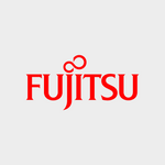 Fujitsu Logo in bright red